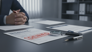 Medicare claim denied: redetermination → ALJ appeal