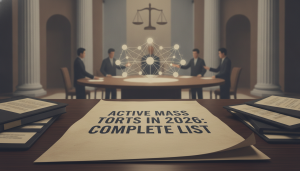 Active Mass Torts in 2026: Complete List